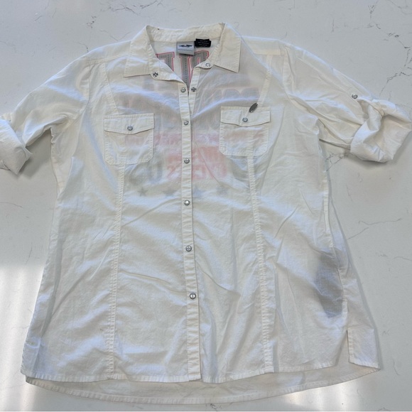 Harley-Davidson Tops - Harley Davidson L Passion & Freedom woman’s Size XL
